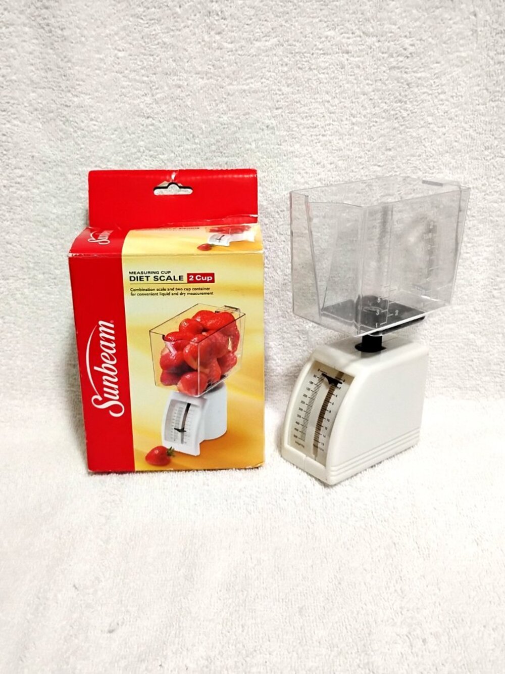 2004 Vintage Sunbeam Measuring 2 Cup Liquid & Dry Diet Scale